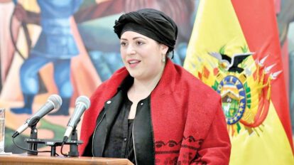 La ministra de la Presidencia, María Nela Prada, afirma que sí hubo violación a los derechos humanos