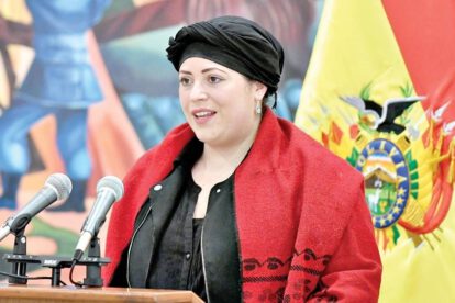 La ministra de la Presidencia, María Nela Prada, afirma que sí hubo violación a los derechos humanos