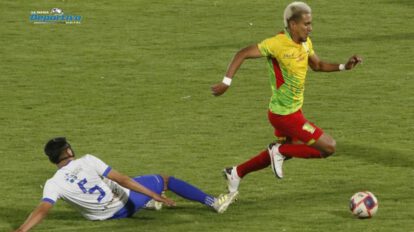 La acción del cotejo en el cual Palmaflor ganó mediante un penal
