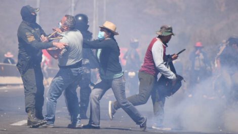 Enfrentamientos por acceso al agua en Cochabamba