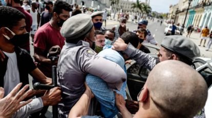 Sanciones a militares cubanos por represiones en las manifestaciones del 11 de julio