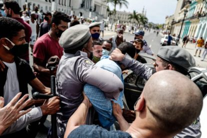 Sanciones a militares cubanos por represiones en las manifestaciones del 11 de julio