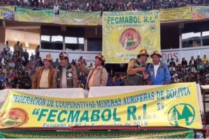Movilizaciones cooperativistas auríferos en La Paz