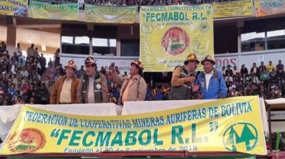 Movilizaciones cooperativistas auríferos en La Paz