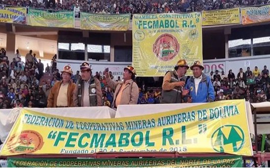 Movilizaciones cooperativistas auríferos en La Paz