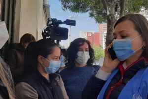 Visita de la ONU a Añez en el penal de Miraflores