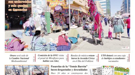 Edición impresa La Patria del 23 de agosto de 2021