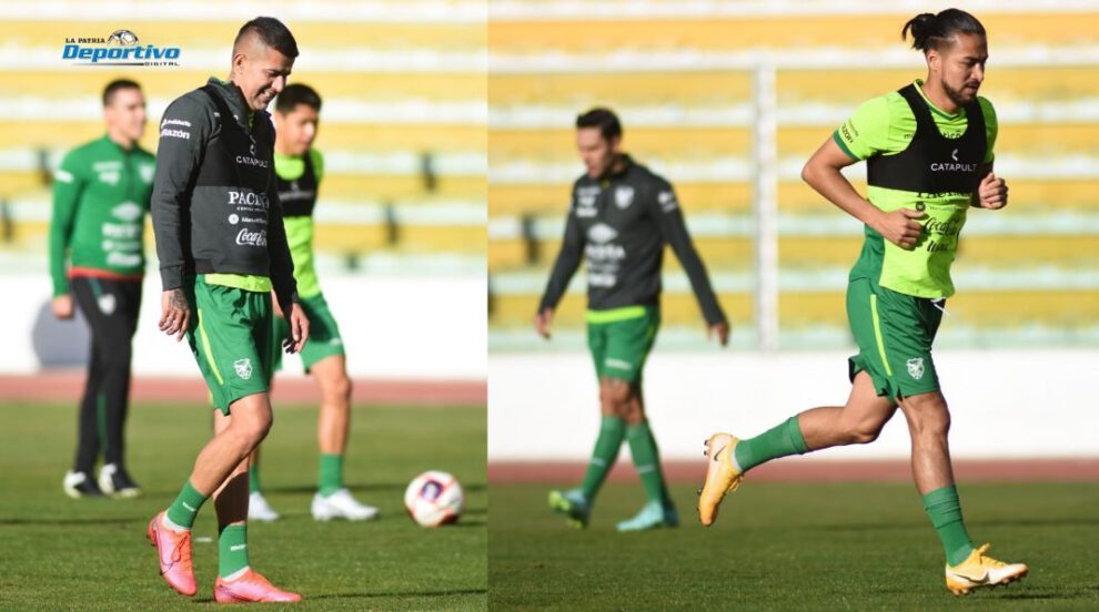 Selección Boliviana entrenando en el estadio Hernando Siles