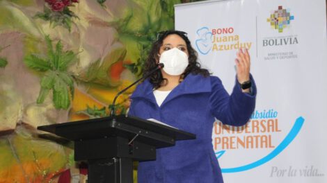 Vacunación masiva en Bolivia recomendada por la viceministra María Reneé Castro