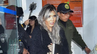 Gabriela Zapata lidera protestas en el penal de Miraflores
