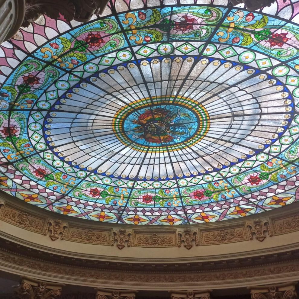 Vitral de palacio de gob