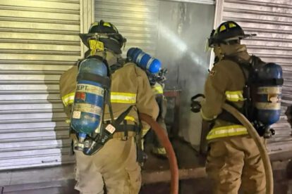 Alrededor de 10 puestos de venta de comida resultaron afectados tras el incendio.