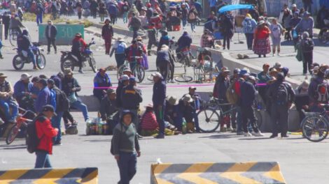 bloqueos en Bolivia