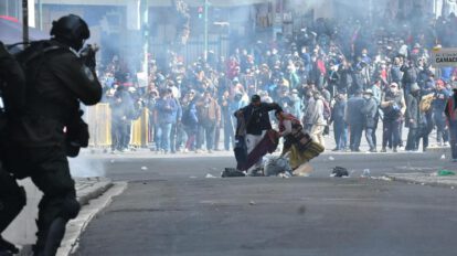 protestas en Bolivia