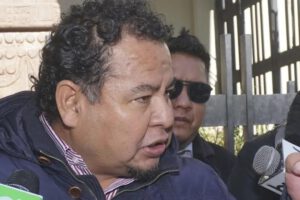 El ejecutivo gremial nacional, César Gonzáles
