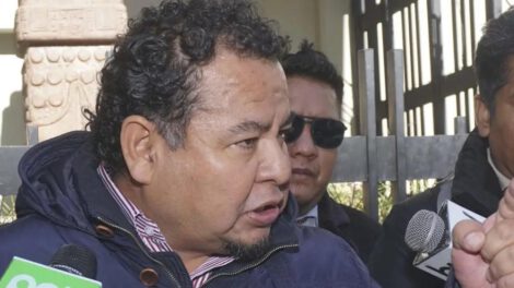El ejecutivo gremial nacional, César Gonzáles