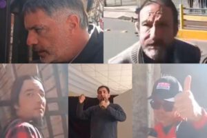 Los ciudadanos argentinos fueron identificados por videos de Redes Sociales