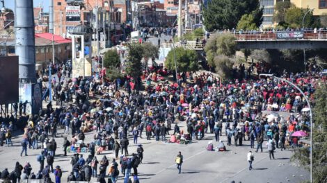 protestas en El Alto