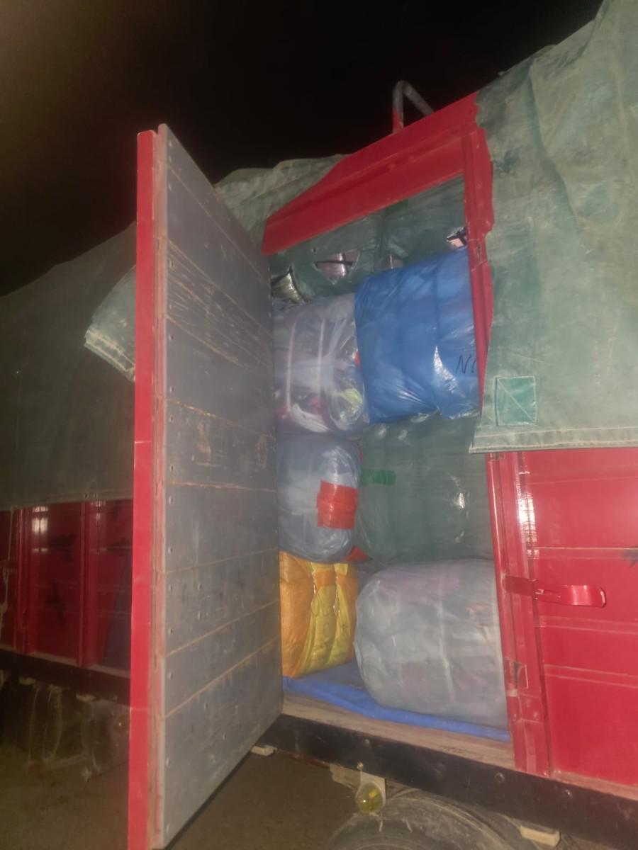 La ropa ingresaba como contrabando