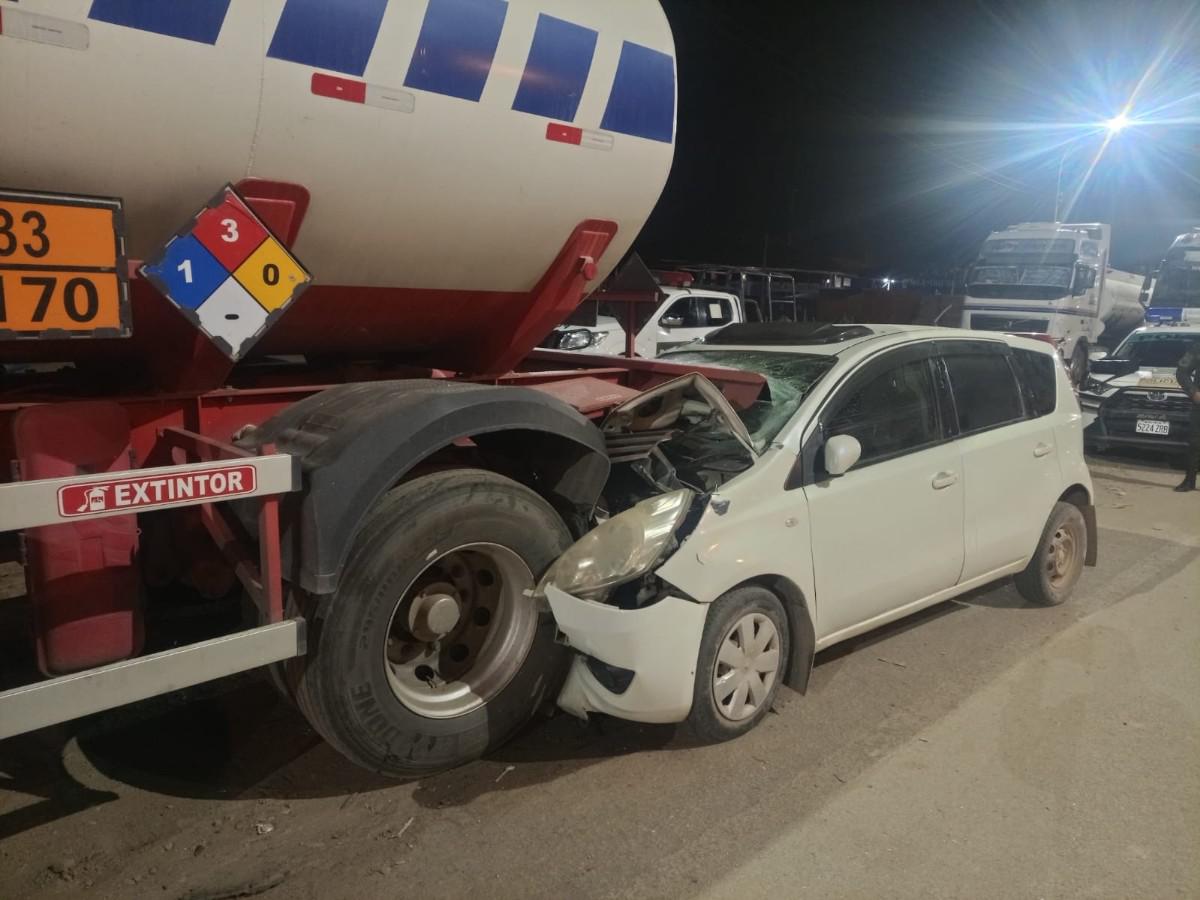 Imagen del accidente