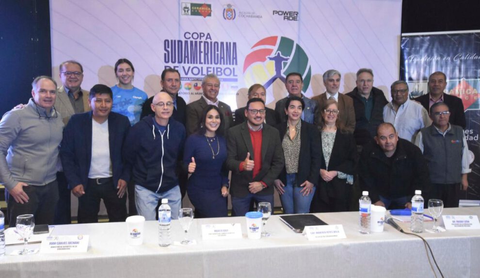 Copa Sudamericana de Voleibol, Cochabamba sede del torneo internacional, Ocho selecciones participarán en el torneo