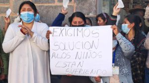 Familiares de pacientes protestan exigiendo soluciones urgentes ante la falta de oxígeno