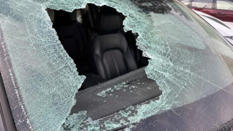 Tras su captura, se observaron imágenes donde este envió a su cómplice la ubicación del lugar antes del robo.