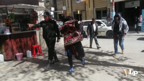 Imagen de la detenida
