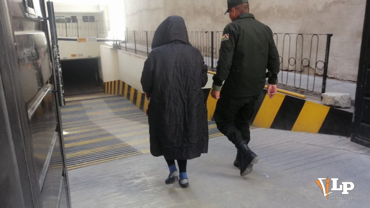 Imagen de la detenida
