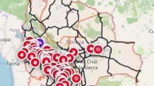 En este feriado de Corpus Christi con más de 90 puntos de bloqueos en sus carreteras