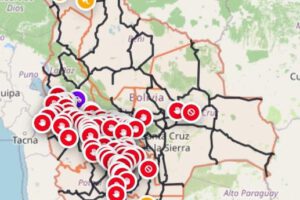 En este feriado de Corpus Christi con más de 90 puntos de bloqueos en sus carreteras