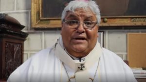 El arzobispo de La Paz, Mons. Percy Galván