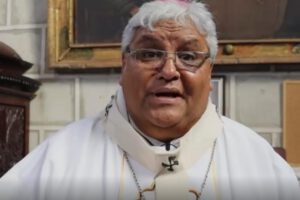 El arzobispo de La Paz, Mons. Percy Galván