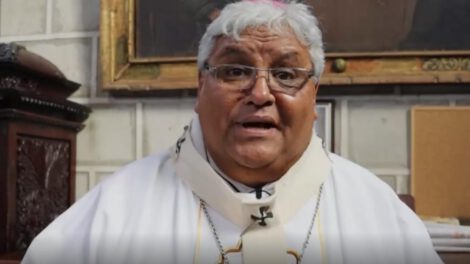 El arzobispo de La Paz, Mons. Percy Galván