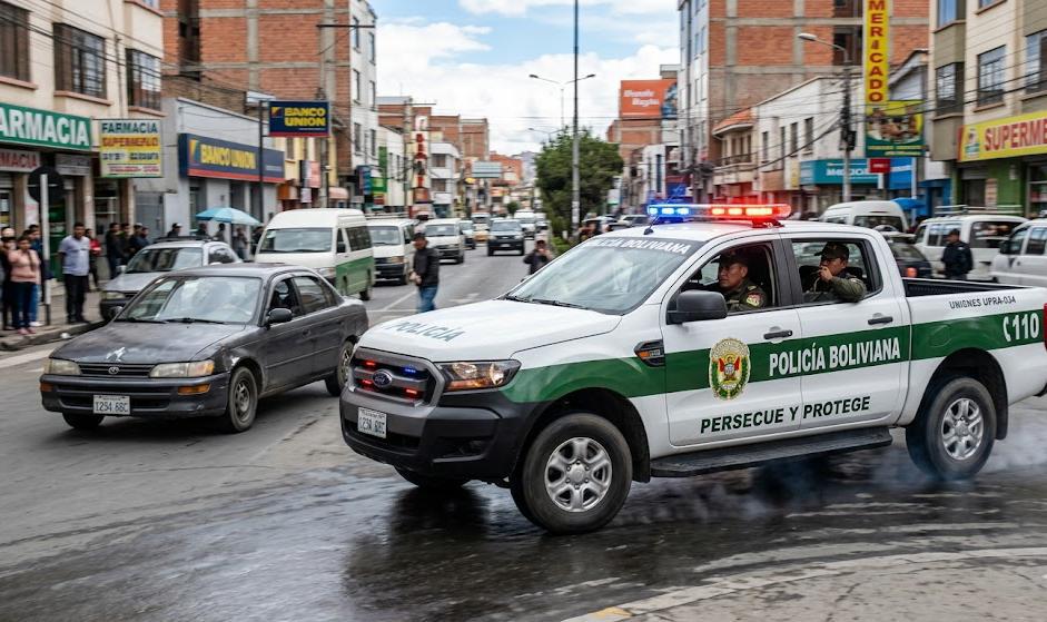 La policía persiguió a los antisociales tras rastrearlos por el GPS del vehículo robado