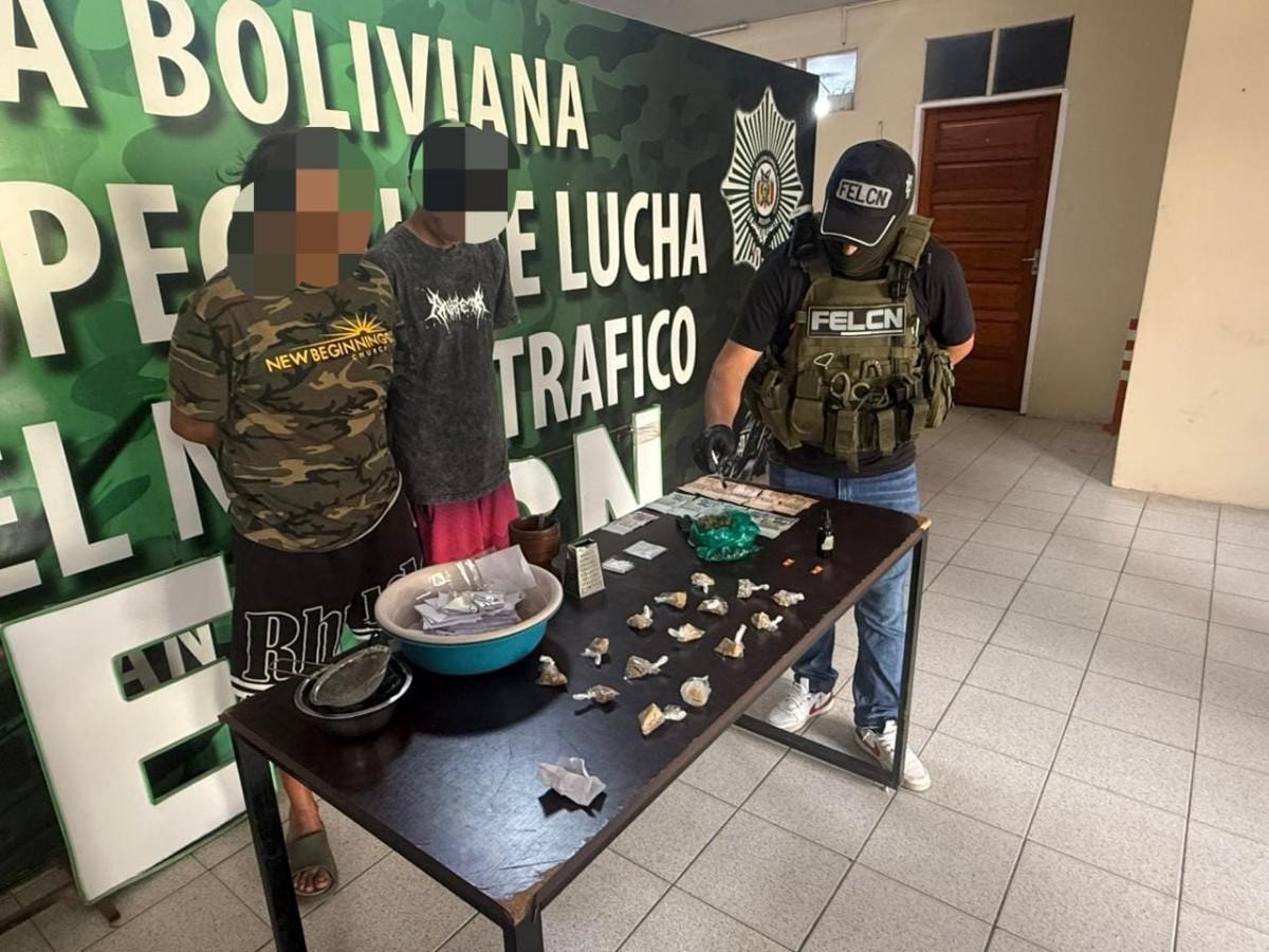 En Santa Cruz, el operativo fue específicamente en la zona Plan 3000, Av. Paurito