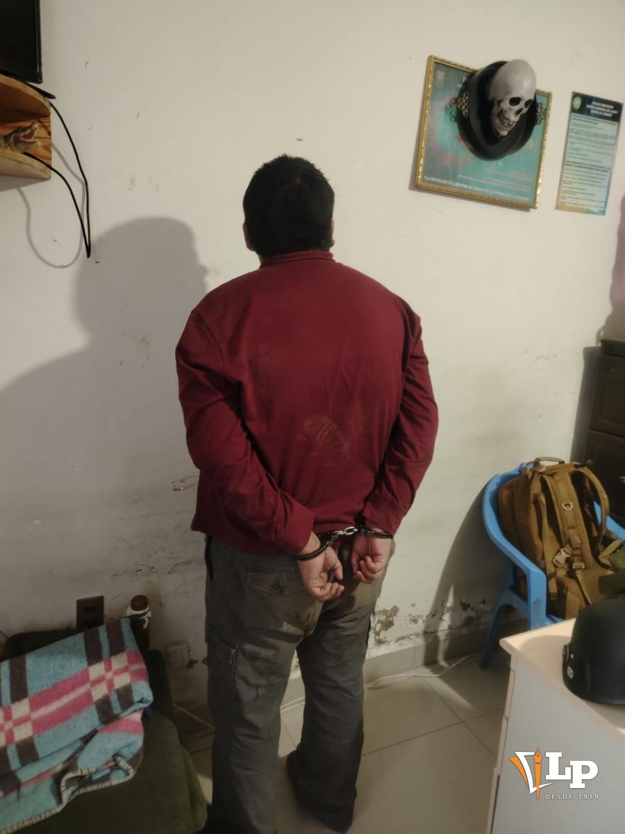 Imagen del detenido