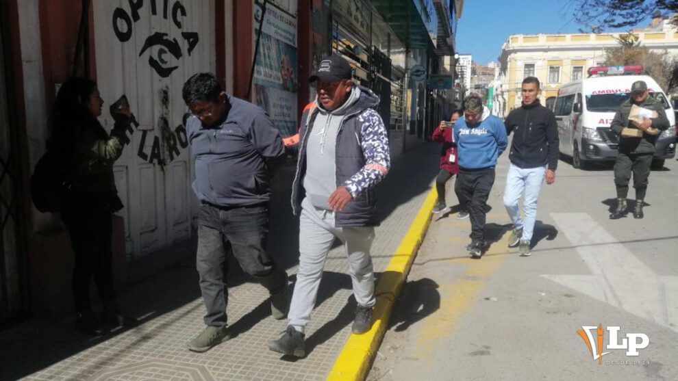 Imagen de los detenidos