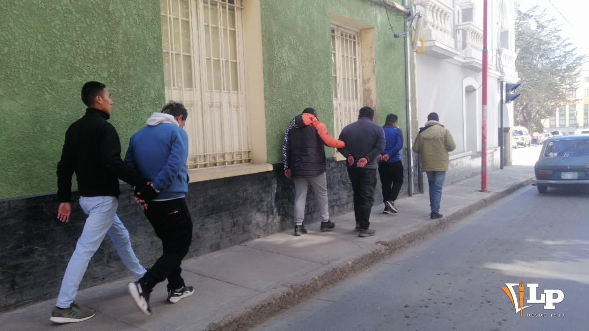 Imagen de los detenidos