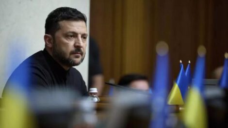 El presidente de Ucrania, Volodimir Zelensky