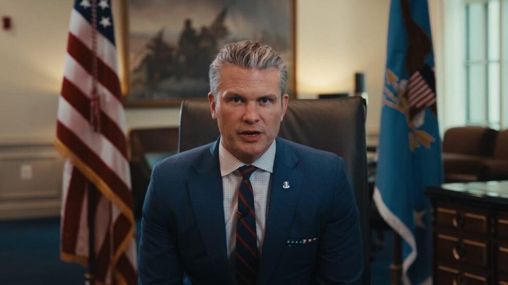 Pete Hegseth es el Secretario de Guerra de EE.UU.
