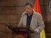 El presidente del Senado, Diego Ávila, en conferencia de prensa