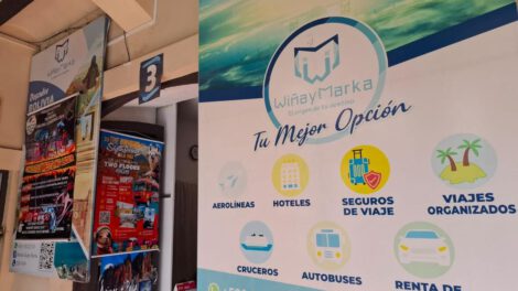 Una agencia de turismo en La Paz