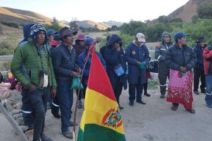 Un sector donde fue bloqueado por los manifestantes en días pasados