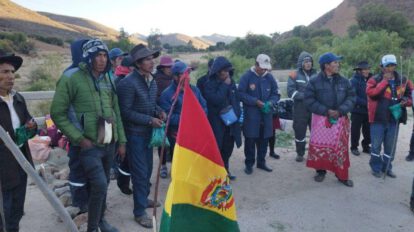 Un sector donde fue bloqueado por los manifestantes en días pasados