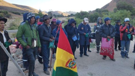 Un sector donde fue bloqueado por los manifestantes en días pasados