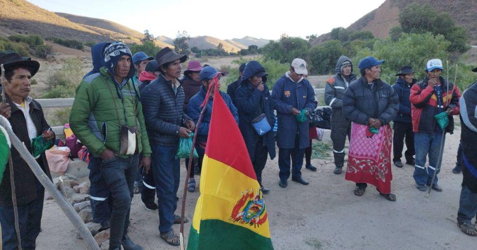 Un sector donde fue bloqueado por los manifestantes en días pasados