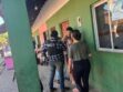 Momento de la aprehensión del implicado en San Ignacio de Moxos, Beni