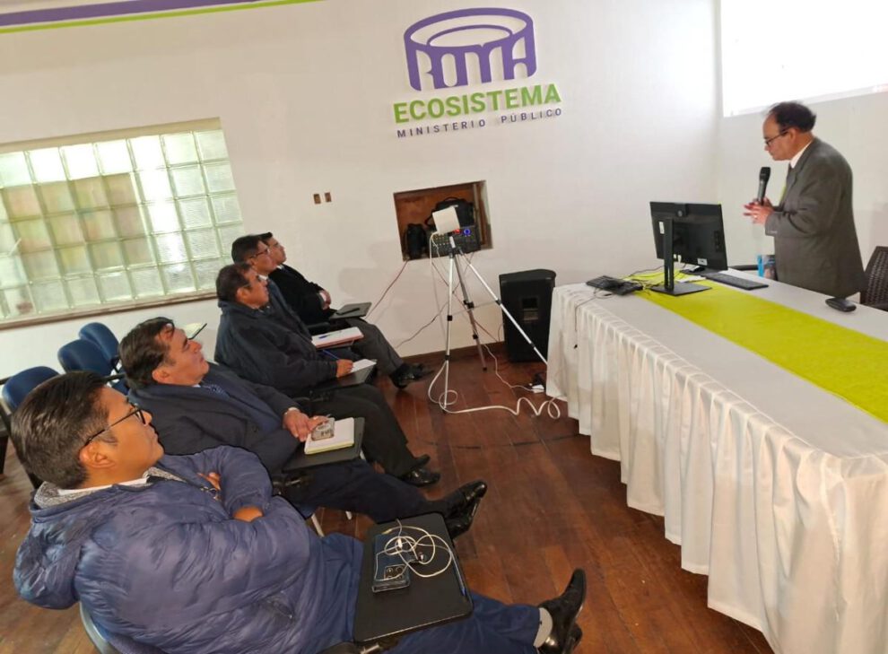 Capacitación Oruro Fiscalía