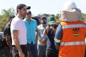 El gobernador cruceño, Juan Pablo Velasco